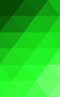 Üçgenler ve degrade origami tarzı oluşur yeşil köşeli tasarım deseni.