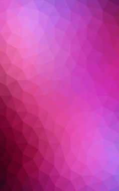 Üçgenler ve degrade origami tarzı oluşur çok renkli mor, pembe poligonal tasarım deseni.