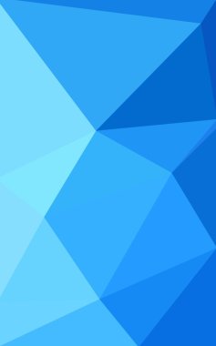 Üçgenler ve degrade origami tarzı oluşur mavi köşeli tasarım deseni.