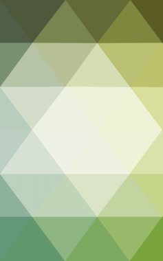 Üçgenler ve degrade origami tarzı oluşur yeşil köşeli tasarım deseni.