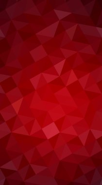 Üçgenler ve degrade origami tarzında oluşan koyu kırmızı köşeli tasarım illüstrasyon.