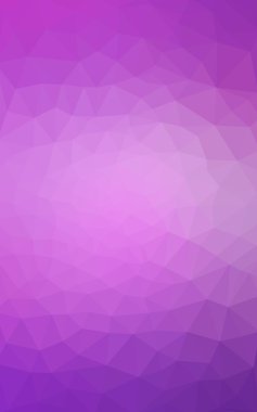 Üçgenler ve degrade origami tarzı oluşur mor kenarlı tasarım deseni.