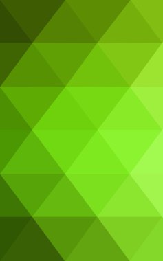 Üçgenler ve degrade origami tarzı oluşur yeşil köşeli tasarım deseni.