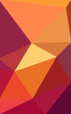 Üçgenler ve degrade origami tarzı oluşur çok renkli koyu pembe, sarı poligonal tasarım deseni.