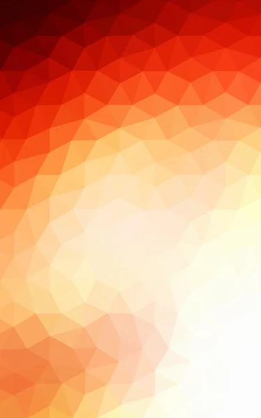 Oranje veelhoekige patroon, die bestaan uit driehoeken en verloop, achtergrond in origami stijl. — Stockfoto
