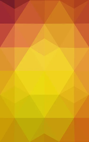 Patrón de diseño poligonal multicolor rojo, amarillo, naranja, que consiste en triángulos y gradiente en estilo origami . —  Fotos de Stock