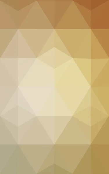 Braune polygonale Muster, die aus Dreiecken und Gradienten im Origami-Stil bestehen. — Stockfoto