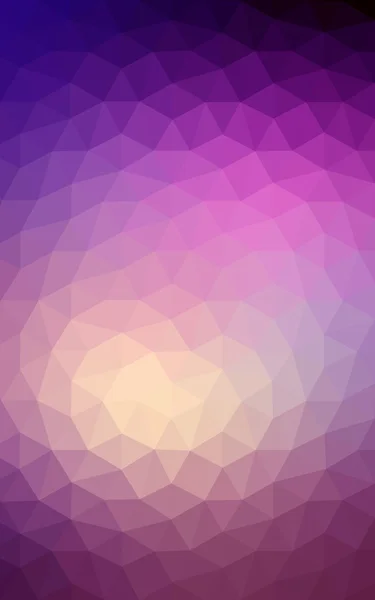 Multicolore violet, motif polygonal rose, qui se composent de triangles et de dégradé dans le style origami . — Photo