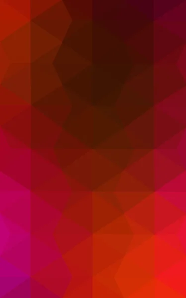 Multicolor pink, red, orange polygonal design pattern, which consist of triangles and gradient in origami style. — Stock Photo, Image