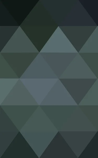 Dark gray polygonal design pattern, which consist of triangles and gradient in origami style. — Stock Photo, Image