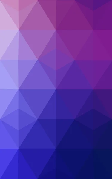 Multicolor różowy, niebieski wielokątne wzór, który składa się z trójkątów i gradientu w stylu origami. — Zdjęcie stockowe