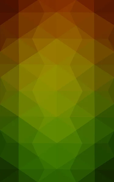 Многоцветный темно-красный, зеленый многоугольный рисунок, состоящий из треугольников и градиента в стиле оригами . — стоковое фото