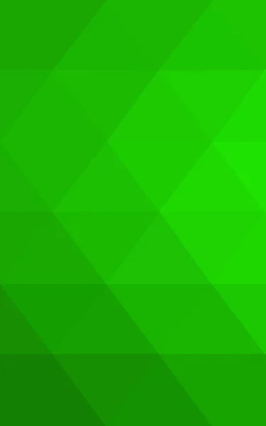 Grüne polygonale Muster, die aus Dreiecken und Gradienten im Origami-Stil bestehen. — Stockfoto