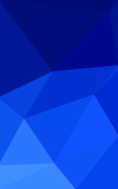 Üçgenler ve degrade origami tarzı oluşur mavi köşeli tasarım deseni.