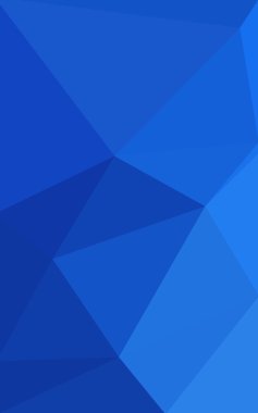 Üçgenler ve degrade origami tarzı oluşur mavi köşeli tasarım deseni.