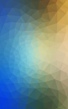 Üçgenler ve degrade origami tarzı oluşur çok renkli yeşil, mavi köşeli tasarım deseni.