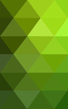 Üçgenler ve degrade origami tarzı oluşur yeşil köşeli tasarım deseni.