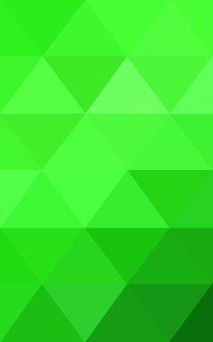 Üçgenler ve degrade origami tarzı oluşur yeşil köşeli tasarım deseni.