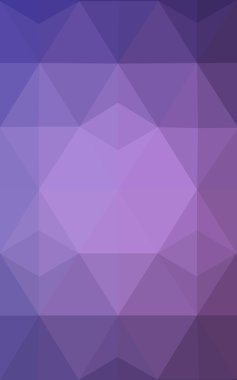 Üçgenler ve degrade origami tarzı oluşur mor kenarlı tasarım deseni.