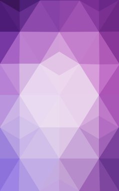 Üçgenler ve degrade origami tarzı oluşur mor kenarlı tasarım deseni.