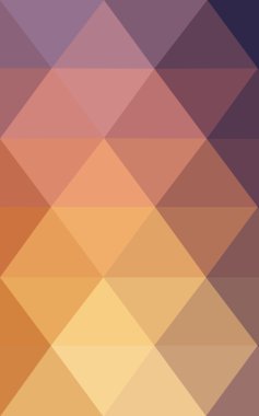 Üçgenler ve degrade origami tarzı oluşur çok renkli pembe, sarı poligonal tasarım deseni.