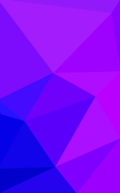 Üçgenler ve degrade origami tarzı oluşur çok renkli pembe, mavi köşeli tasarım deseni.