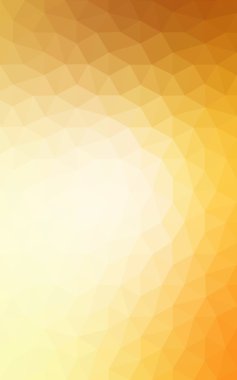 Degrade, arka planda origami stil ve üçgen oluşur turuncu poligonal desen.