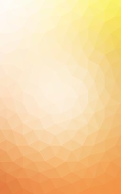 Degrade, arka planda origami stil ve üçgen oluşur turuncu poligonal desen.