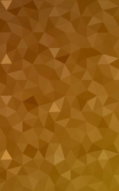 Degrade, arka planda origami stil ve üçgen oluşur turuncu poligonal desen.