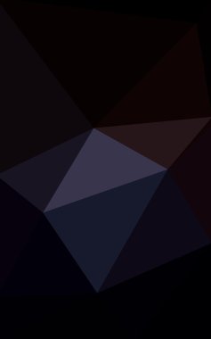 Üçgenler ve degrade origami tarzı oluşur koyu gri köşeli tasarım deseni.