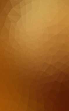 Üçgenler ve degrade origami tarzında oluşan koyu kahverengi poligonal tasarım deseni.