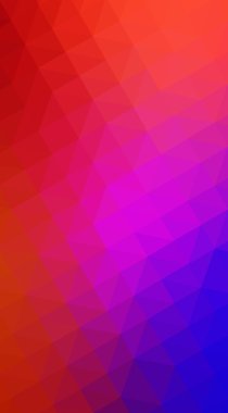 Çok renkli mavi, kırmızı kenarlı tasarım illüstrasyon, hangi consis