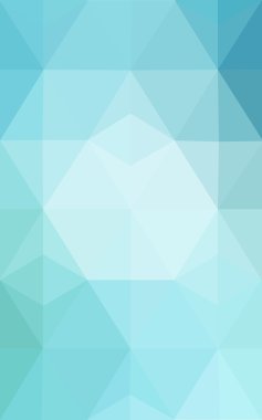 Üçgenler ve degrade origami tarzı oluşur çok renkli yeşil, mavi köşeli tasarım deseni.