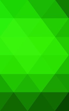 Üçgenler ve degrade origami tarzı oluşur yeşil köşeli tasarım deseni.
