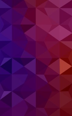 Üçgenler ve degrade origami tarzı oluşur çok renkli koyu pembe, sarı poligonal tasarım deseni.