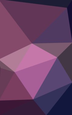 Üçgenler ve degrade origami tarzında oluşan koyu mor kenarlı tasarım deseni.