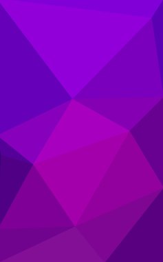 Üçgenler ve degrade origami tarzında oluşan koyu mor kenarlı tasarım deseni.