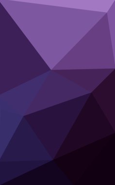 Üçgenler ve degrade origami tarzında oluşan koyu mor kenarlı tasarım deseni.