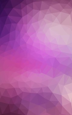Üçgenler ve degrade origami tarzı oluşur çok renkli mor, pembe poligonal tasarım deseni.