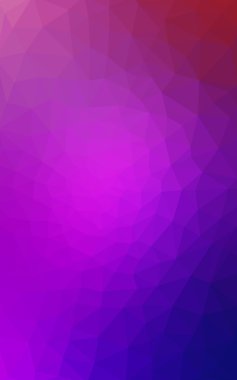 Üçgenler ve degrade origami tarzı oluşur çok renkli mor, pembe poligonal tasarım deseni.