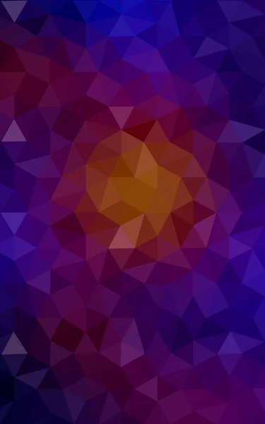 Multicolor mörk blå, röd polygonal designmönster, som består av trianglar och lutningen i origami stil. — Stockfoto