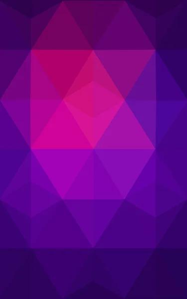 Μωβ πολυγωνικό design pattern, που αποτελείται από τρίγωνα και κλίση στο στυλ του origami. — Φωτογραφία Αρχείου
