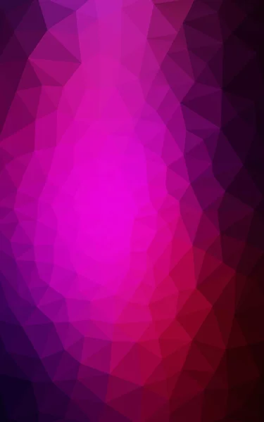 Dark pink polygonal design pattern, which consist of triangles and gradient in origami style. — Stock Photo, Image