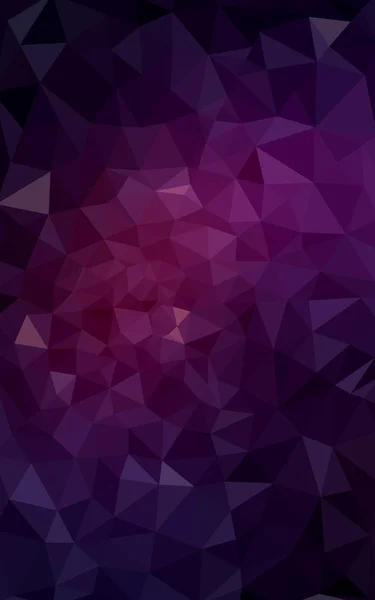 Padrão de design poligonal rosa escuro, que consistem em triângulos e gradiente no estilo origami . — Fotografia de Stock