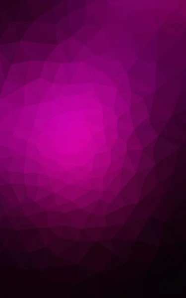 三角形と折り紙スタイルの勾配から成っている暗いピンク多角形デザイン パターン. — ストック写真