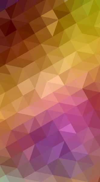Mehrfarbige polygonale Designillustration, die aus dreifarbigen — Stockfoto