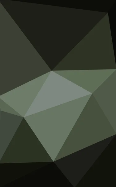 Dark gray polygonal design pattern, which consist of triangles and gradient in origami style. — Stock Photo, Image