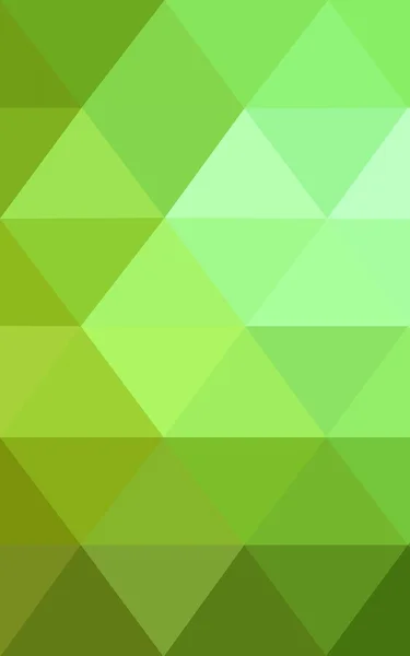 Зеленый многоугольный рисунок, состоящий из треугольников и градиента в стиле оригами . — стоковое фото