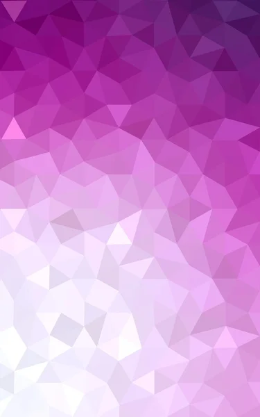 Rosa polygonales Muster, das aus Dreiecken und Gradienten im Origami-Stil besteht. — Stockfoto