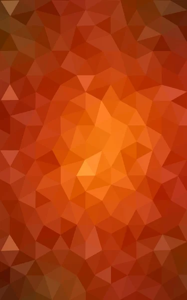 Многоцветный красный, желтый, оранжевый многоугольный рисунок, состоящий из треугольников и градиента в стиле оригами . — стоковое фото